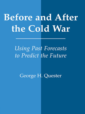 cover image of Before and After the Cold War